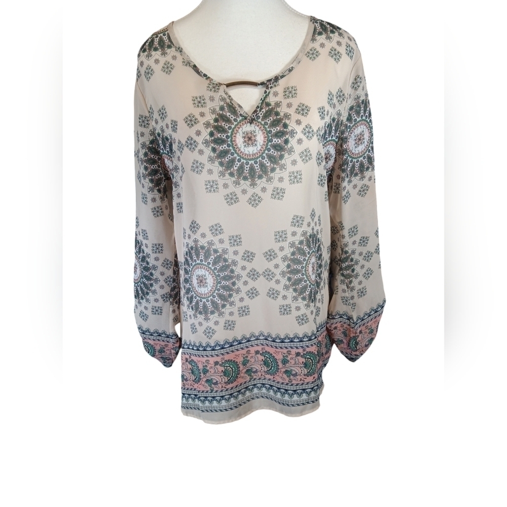 Penelope Women's Boho Blouse Size M